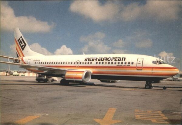 Flugzeuge Zivil Intereuropean EAH 47 Boeing 737 G-BNGL