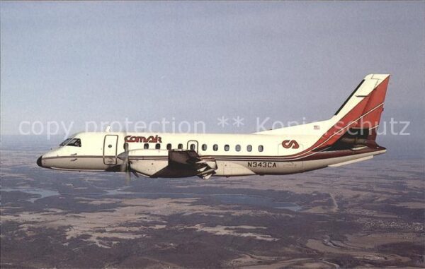Flugzeuge Zivil ComAir Delta Connection Saab SF340A N34