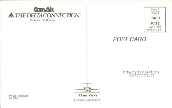 Flugzeuge Zivil Comair Delta Connection Embraer 120 Bra – Bild 2