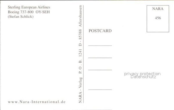 Flugzeuge Zivil Sterling European Airlines Boeing 737-8 – Bild 2