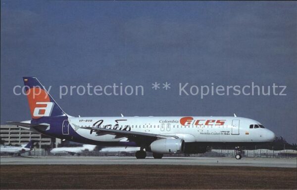Flugzeuge Zivil Colombia Aces Airbus A320 VP-BVB