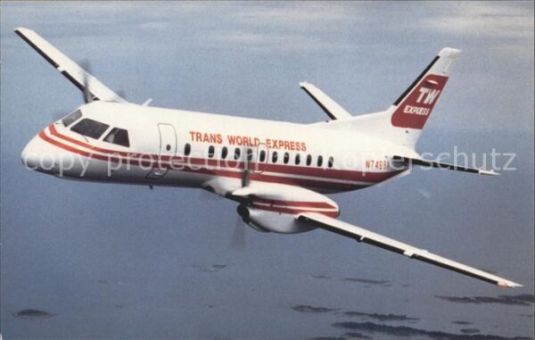 Flugzeuge Zivil Trans World Express Saab 340A N749BA c/