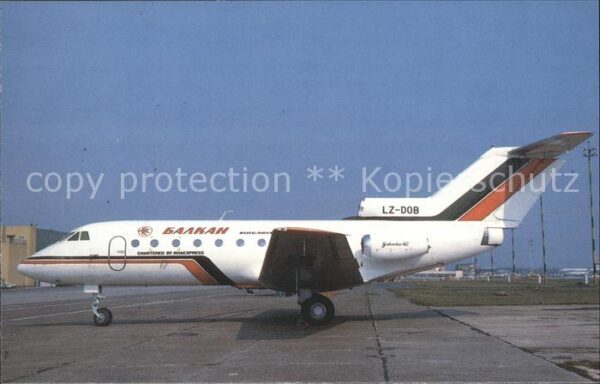 Flugzeuge Zivil Aviaexpress Balkan Yak-40 LZ-DOB c/n 93