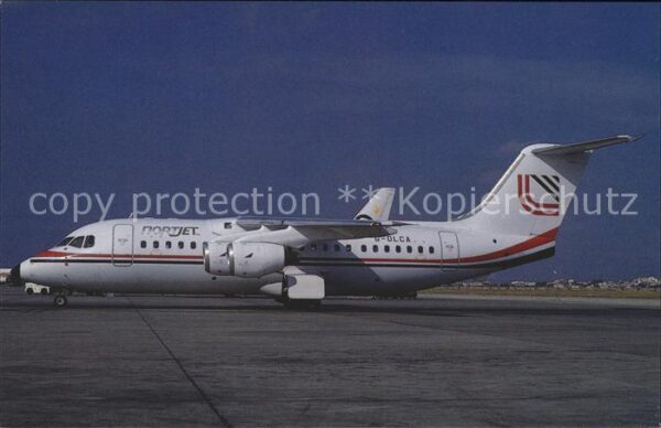 Flugzeuge Zivil BAe 146-200 c/n E. 2099 G-OLCA Loganair