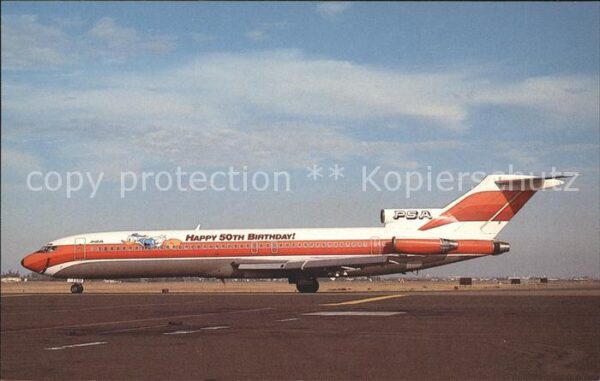 Flugzeuge Zivil PSA Boeing 727-214 N555PS
