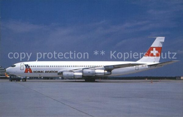 Flugzeuge Zivil HB-IEI Boeing 707-328C c/n 19521 Homac