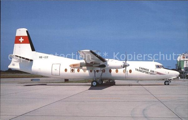 Flugzeuge Zivil Fokker F27 Friendship 500 HB-ISY cn 103