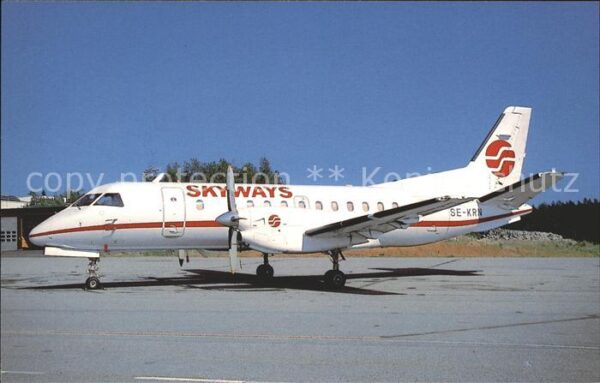 Flugzeuge Zivil Saab SF340A SE-KRN cn 340A-159 Skyways