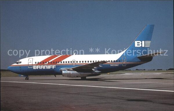 Flugzeuge Zivil Braniff Boeing 737-222 N459AC
