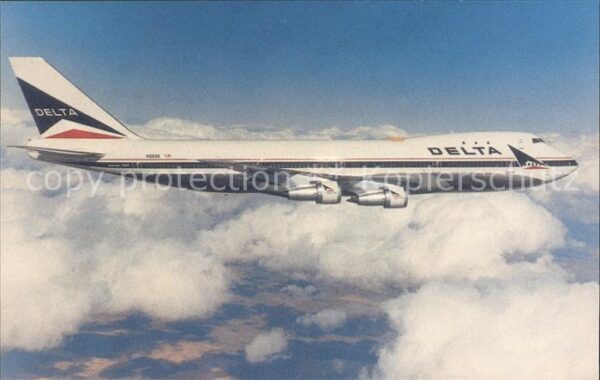 Flugzeuge Zivil Delta Boeing 747-132 N9896