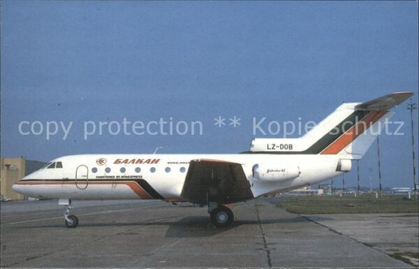 Flugzeuge Zivil Aviaexpress Balkan Yak-40 LZ-DOB c/n 93