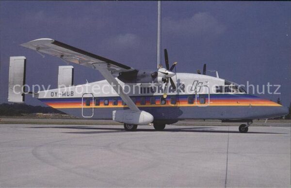 Flugzeuge Zivil Shorts 330-200 c/n SH-3069 Oy-Mub Muk A