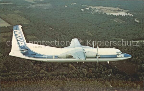 Flugzeuge Zivil Mississippi Valley Airlines Fokker F-27