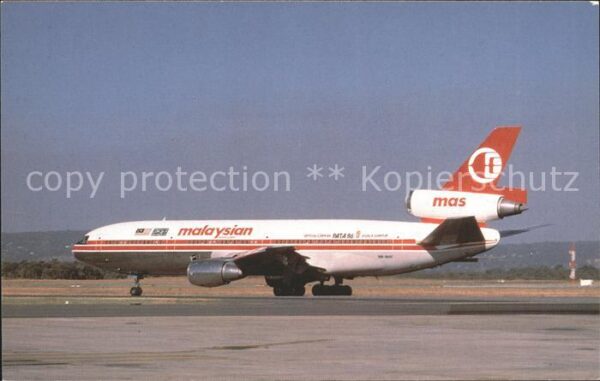 Flugzeuge Zivil Malaysian Airline System DC-10-30 9M-MA