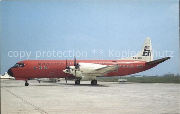 Flugzeuge Zivil Braniff International Lockheed L-188A E