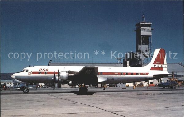 Flugzeuge Zivil Pacific Southwest Airlines Douglas DC-6