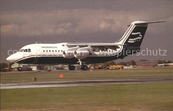 Flugzeuge Zivil Bae 146-200 G-OHAP c/n E. 2008 Presiden