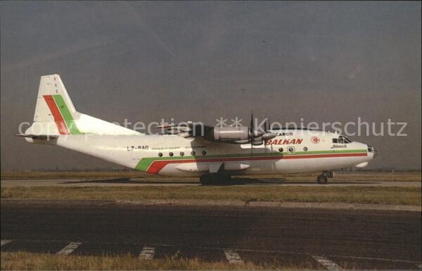 Flugzeuge Zivil Antonov AN-12 LZ-BAC c/n 3708 Balkan Bu