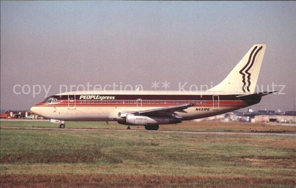 Flugzeuge Zivil Peoplexpress Airlines Boeing 737-217 N4