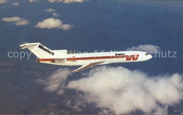 Flugzeuge Zivil Western Airlines Boeing 727-247-A N2807