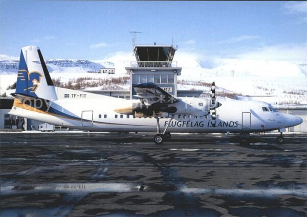 Flugzeuge Zivil Flugfelag Islands Fokker 50 TF-FIT c/n