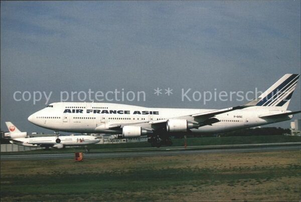 Flugzeuge Zivil Boeing 747-400 F-GISC Air France Asie