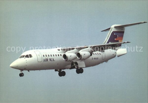 Flugzeuge Zivil Air W.A. BAe 146-200 G-WAUS c/n E.2008