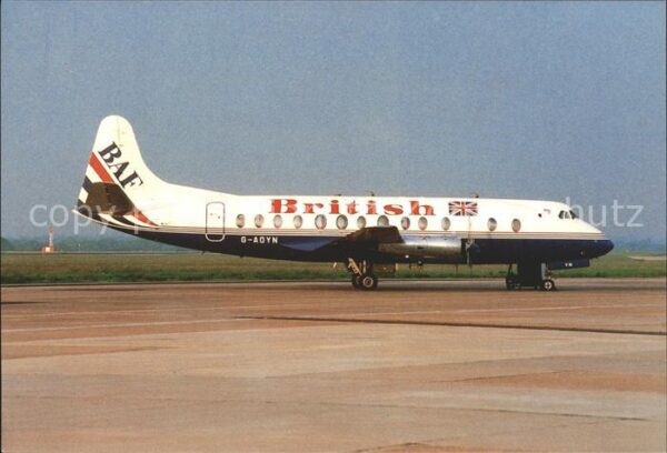 Flugzeuge Zivil BAF Viscount 806 G-AOYN c/n 263