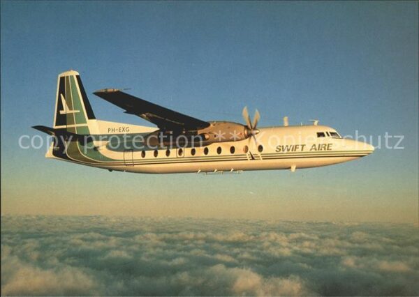Flugzeuge Zivil Fokker F27 Mk600 Swift Aire PH-EXG