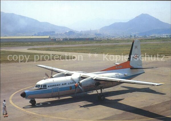 Flugzeuge Zivil Fokker F27 Mk200 Korean Air Lines HL520