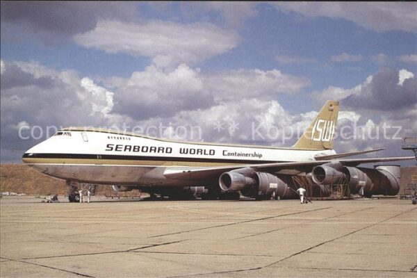 Flugzeuge Zivil Seaboard World N701SW Boeing 747 245F c