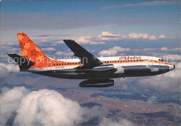 Flugzeuge Zivil Aloha N70722 Boeing 737-284 c/n 21501