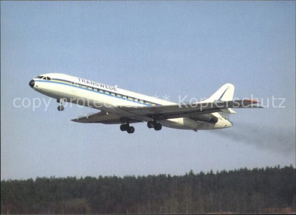 Flugzeuge Zivil Transwede Caravelle SE-210-10B