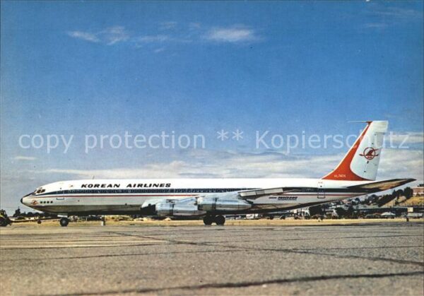 Flugzeuge Zivil Boeing 707-320 C Korean Airlines HL-740