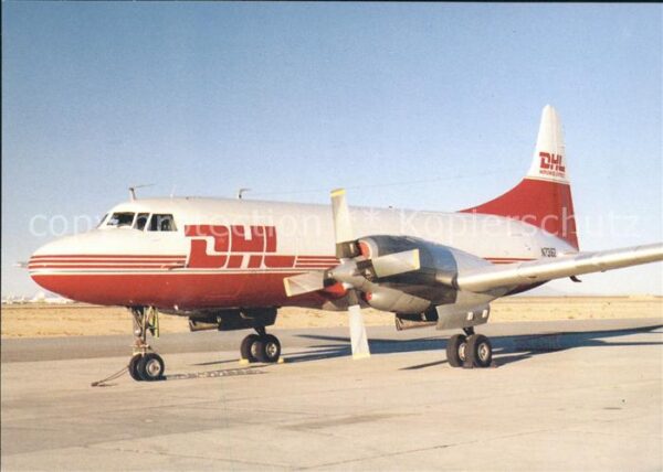 Flugzeuge Zivil EAH 74 Convair 580 D.H.L. N 7362