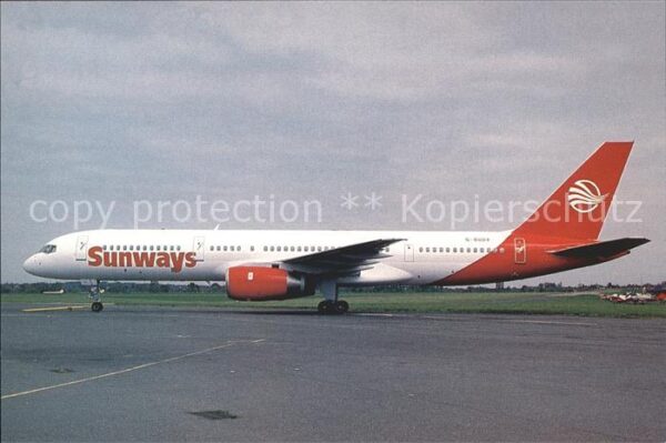 Flugzeuge Zivil SUNWAYS (Suède B-757-236 G.BUDX c/n 255