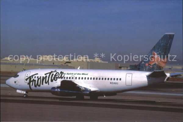 Flugzeuge Zivil FRONTIER (Fawn) Boeing 737-201 N214AU c