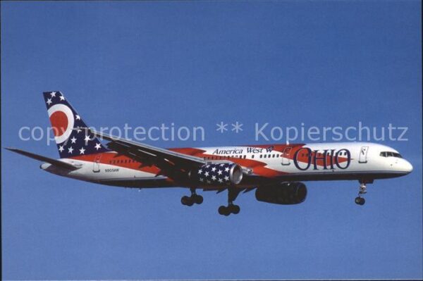 Flugzeuge Zivil AMERICA WEST (OHIO colour) Boeing 757-2