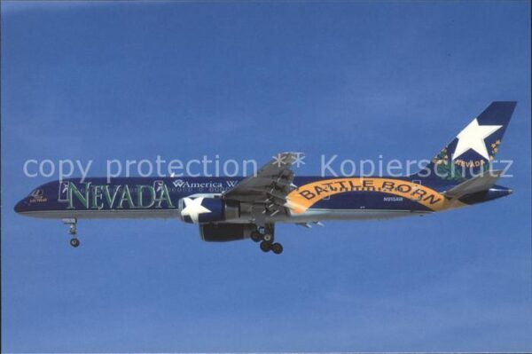 Flugzeuge Zivil AMERICA WEST(NEVADA colour) Boeing 757-