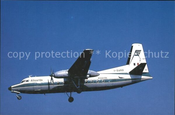 Flugzeuge Zivil Alisarda 1-SARO Fokker F27