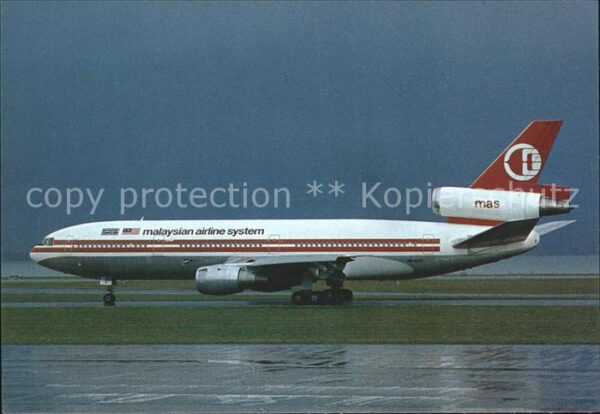 Flugzeuge Zivil MALAYSIAN AIRLINE SYSTEM DC 10-30 9M-MA