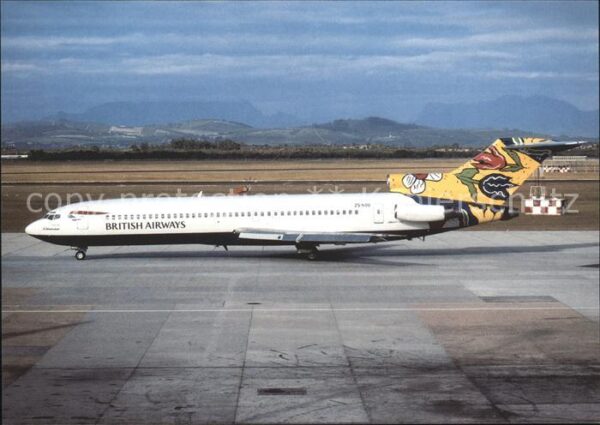 Flugzeuge Zivil British Airways Boeing 727-230 (A) ZS-N