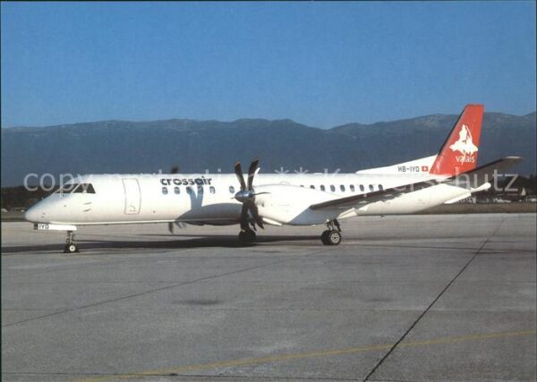 Flugzeuge Zivil Crossair SAAB 2000 HB-IYD (cn 2000-059)