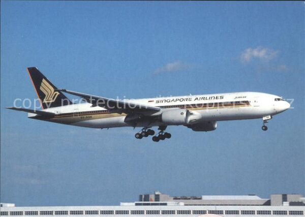 Flugzeuge Zivil Singapore Airlines Boeing 777-212 (ER)