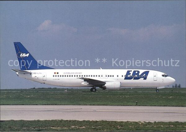 Flugzeuge Zivil EBA Eurobelgian Airlines Boeing 737-436