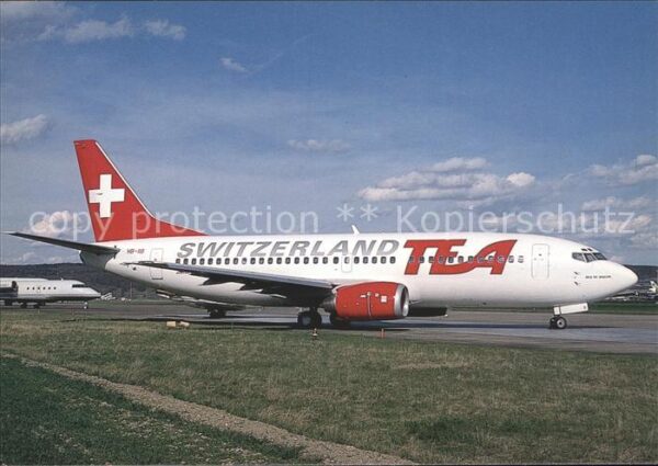 Flugzeuge Zivil TEA Switzerland Boeing 737-3M8 HB-IIB c