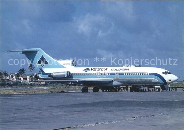 Flugzeuge Zivil AVESCA Colombia Boeing 727-5 HK-3771X c