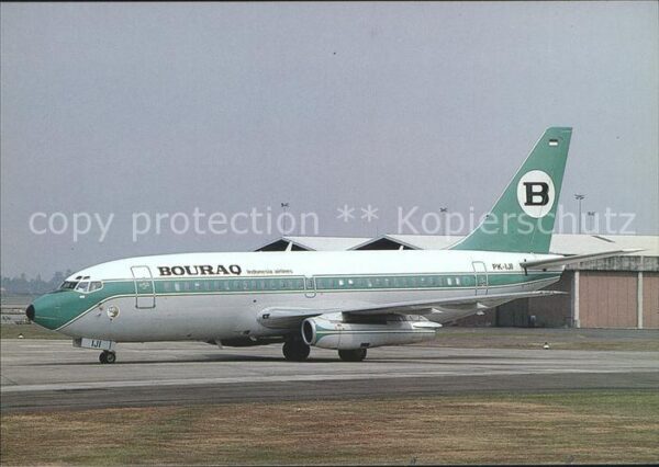 Flugzeuge Zivil Bouraq Indonesia Airlines Boeing 737-23