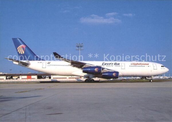 Flugzeuge Zivil Egyptair A-340-212 SU-GBM
