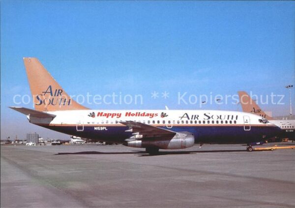 Flugzeuge Zivil Air South Happy Holidays Boeing B-737-2